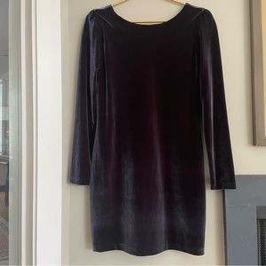 CAMPAIGNE velvet dress - vintage 2000s - green - 10